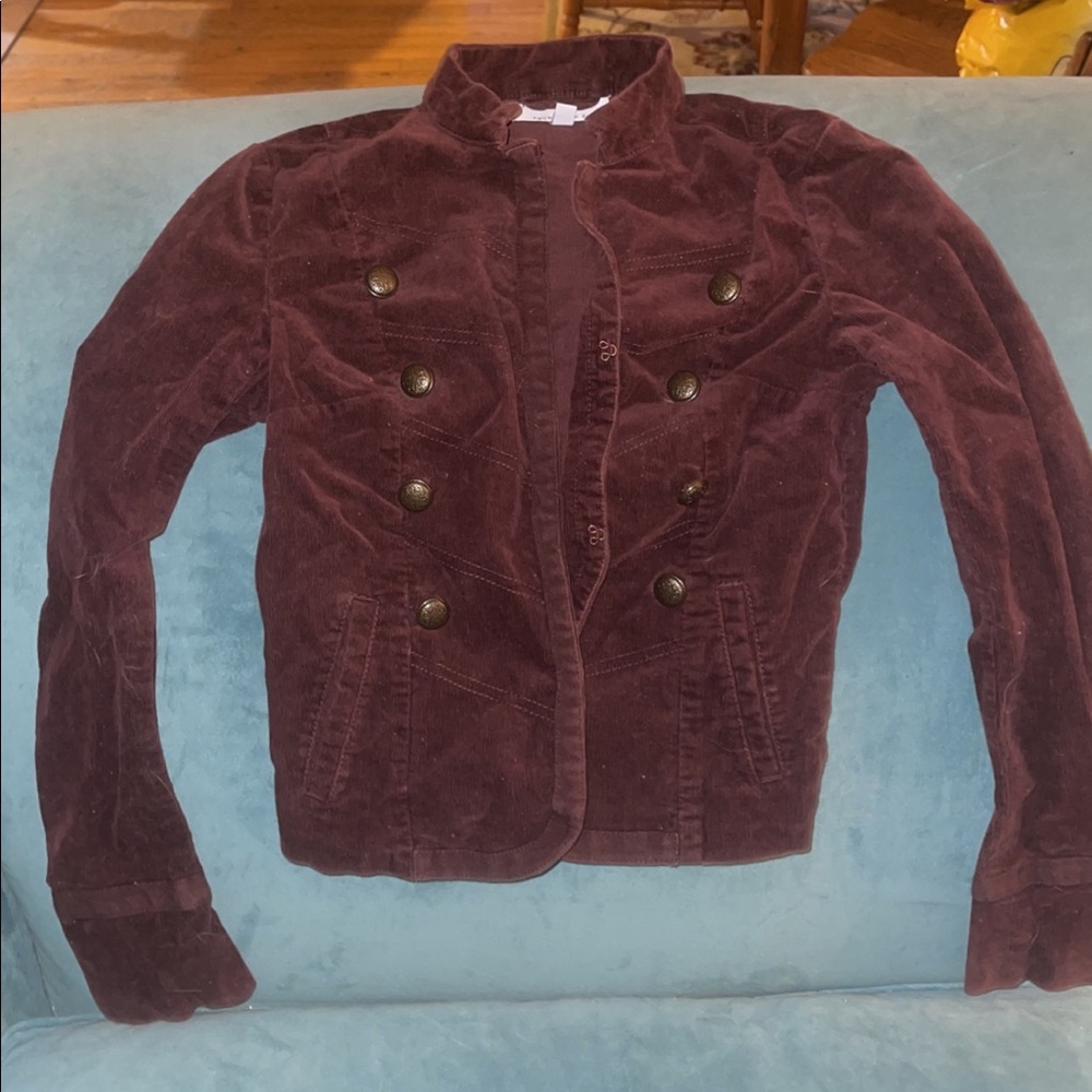 Fourteenth Place Corduroy Button Up Jacket size xsmall